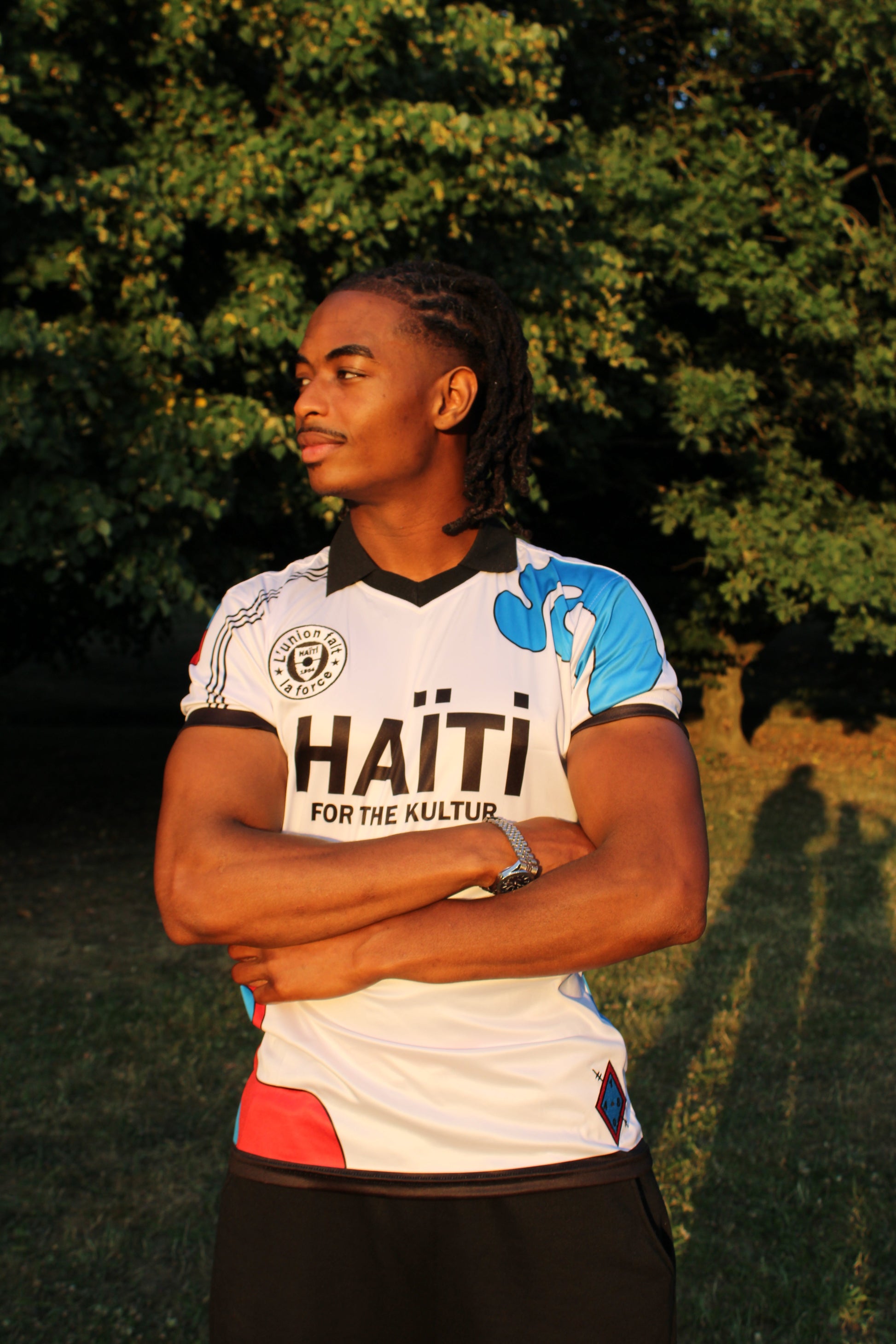 Haiti World Cup 2026 jersey front view - Tainos limited edition